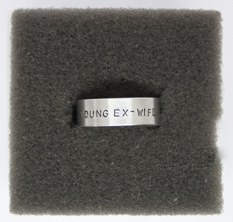 reneé rapp inspired hand stamped rings everything to everyone, snow angel, pretty girls, bruises and more young ex-wife