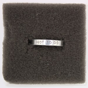 chappell roan inspired hand stamped rings (hot to go, pink pony club and more) image 2