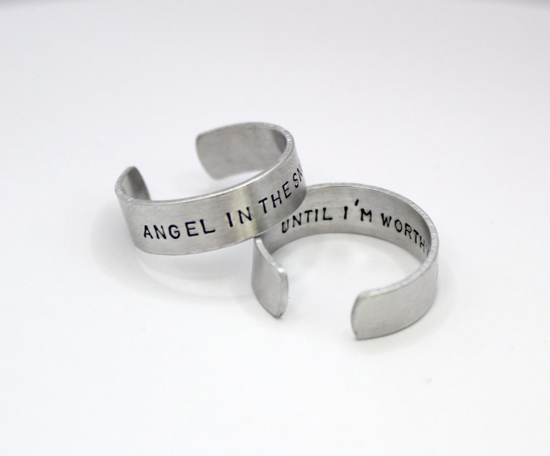 I'll Angel in the Snow (reneé Rapp Inspired) Hand Stamped Ring - Etsy