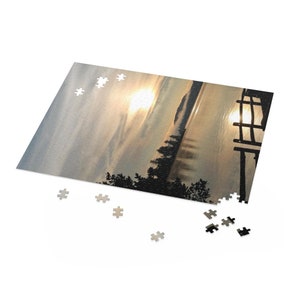 Big Moose Lake, NY Sunrise Puzzle (500-Piece)