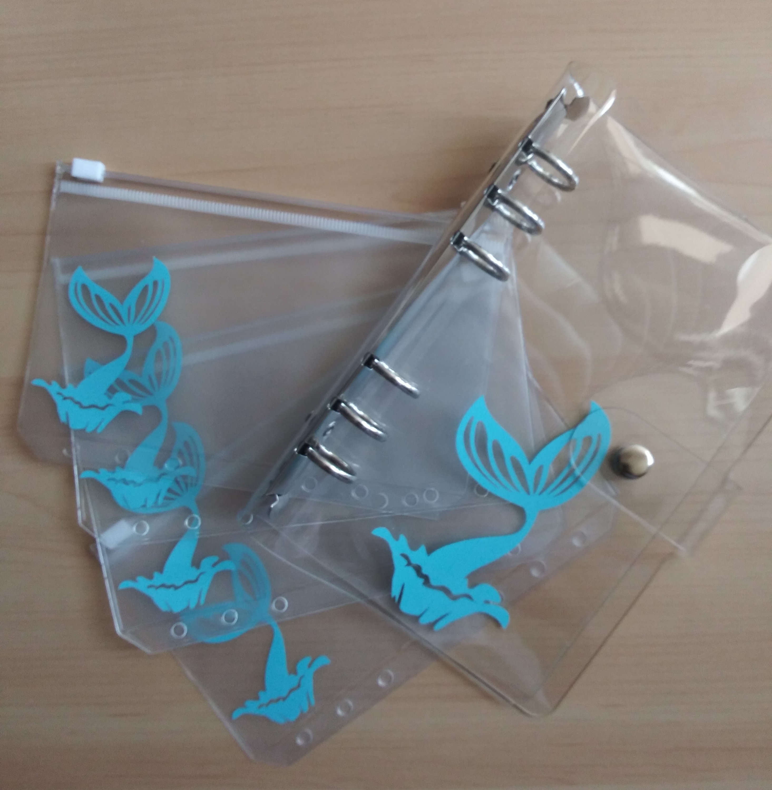 A6 Plastic Binder w/ Zip Pouch Etsy