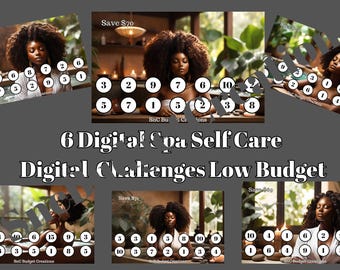 6 digital Melanin spa relaxing digital unplug Low Income Savings Challenge