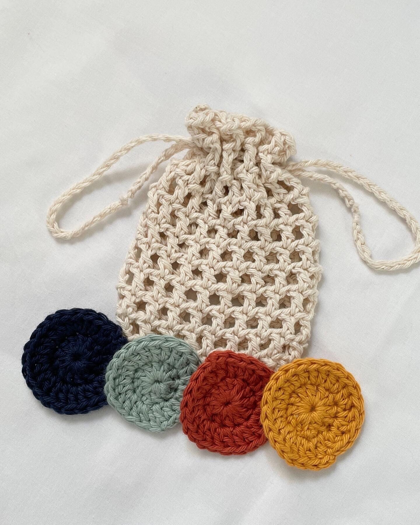 Reusable Cotton Face Rounds | Crochet Face Scrubbies | 100% Cotton ...