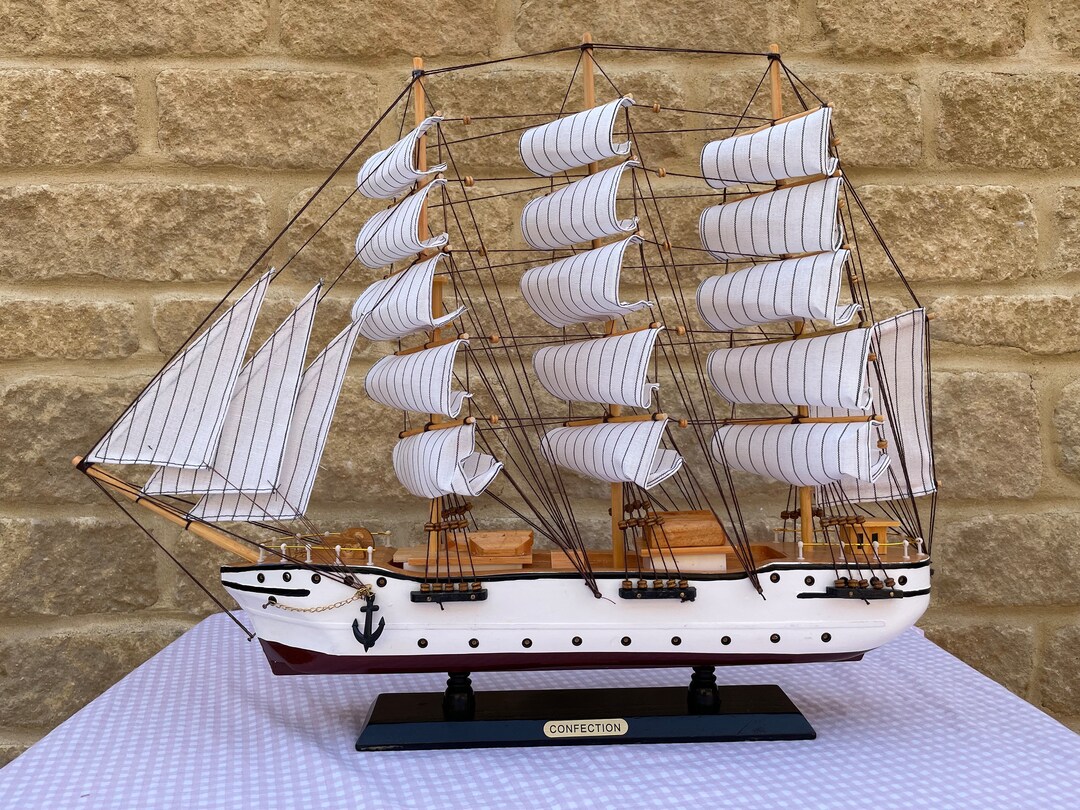24 Wooden Handcrafted Model Ship House Decoration Gift Fully Assembled