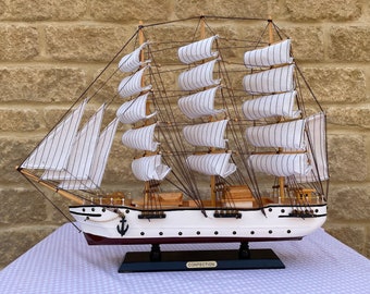 24" Wooden Handcrafted Model ship | House Decoration Gift | Fully assembled model ships | Wooden Ship