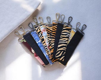 Personalisierter Schlüsselanhänger aus Stoff. Groß oder klein.