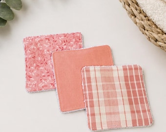 Reusable Face Wipes (Set of 3) | Zero Waste Skincare | Handmade Facial Cloths