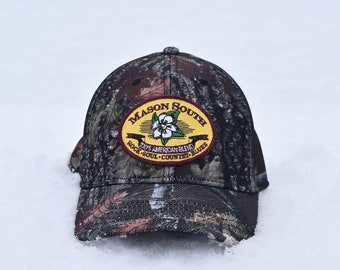 Mason South "Mossy Oak" Heavy Duty Trucker Tough Cap