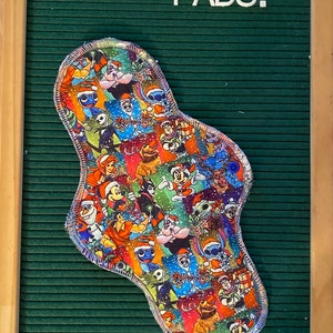 Cloth pad Christmas characters