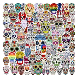 New Stickerbomb Book / Aufkleber Heft - Totenkopf / Skull Style  Muerto Cráneo Aufkleber