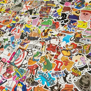 30 Stück Mystery Mix Stickerbomb Aufkleber / Überraschungs Mischung