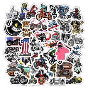 50 Stück Motorcross / Motor Sport / Sticker Stickerbomb - Aufkleber