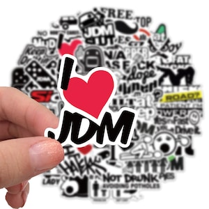 50 x Fresh New Japanese Racing Car decals Japan street style JDM sticker Aufkleber Stickerbomb