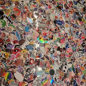 50 Stück Fresh Cool Skater Mystery Mix Stickerbomb Aufkleber / Überraschungs Mischung / Suprise Aufkleber