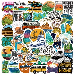 50pcs Sticker New Sticker Hiking / Camping / Outdoor / Adventure Sticker Stickerbomb Stickerset