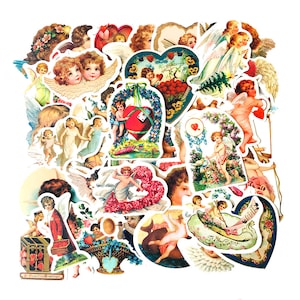50 Stück / Engel / Engelchen Style / religion Angel Style Stickerbomb Set Aufkleber Set