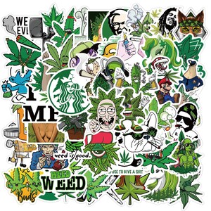 Rick Morty 420 Decal Cartoon Funny High Glossy Vinyl Sticker 4in