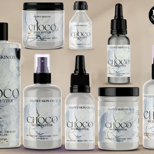 Editable Skincare Product Labels, DIY Skincare Product Labels, DIY Body Product Labels, Editable Cosmetics Labels
