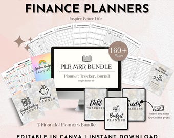 Budget & Fiskus Planer Bundle, Canva Templates (PDF)
