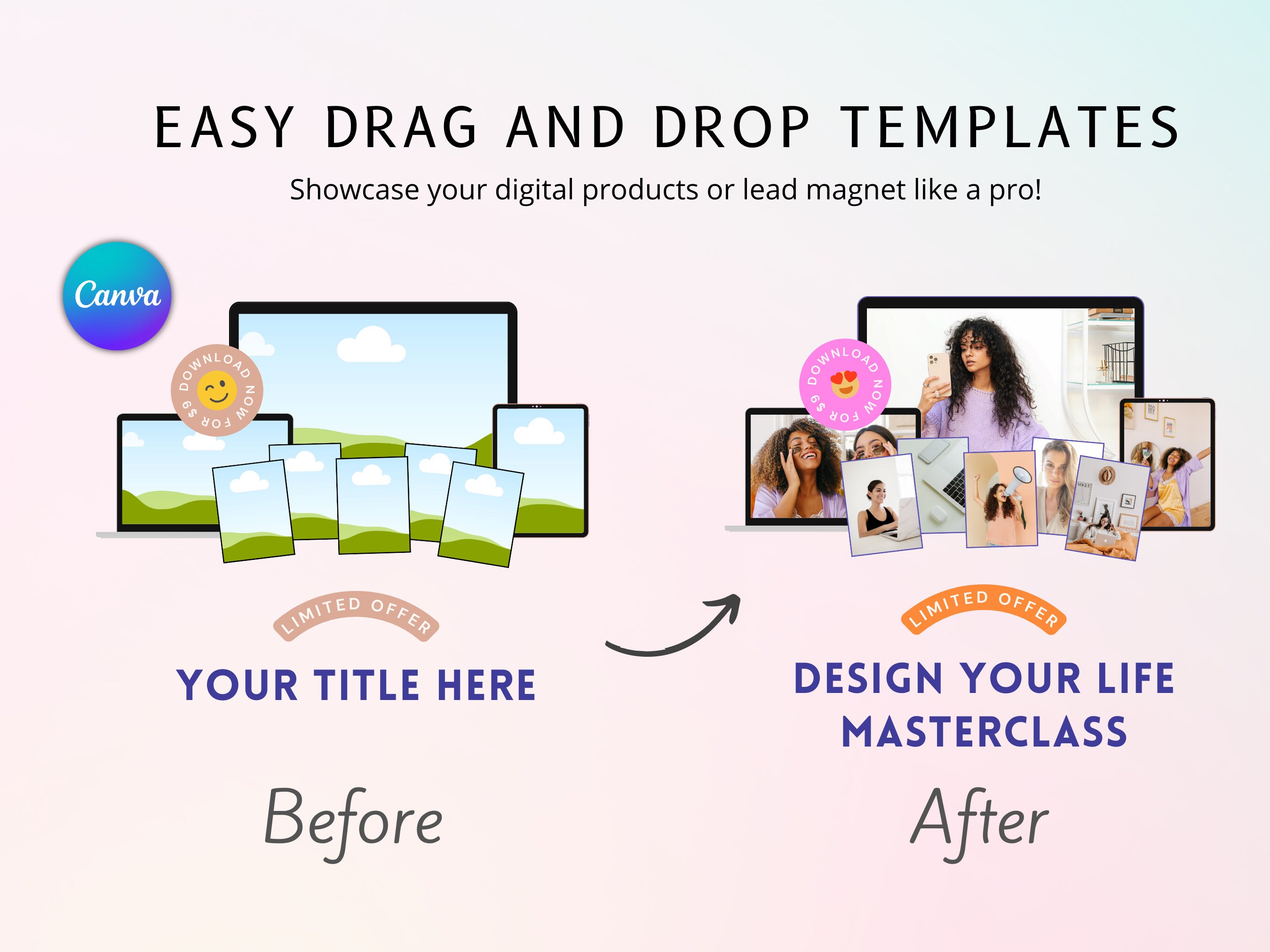 50 Etsy Listing Mockup Digital Templates for Marketing - Etsy