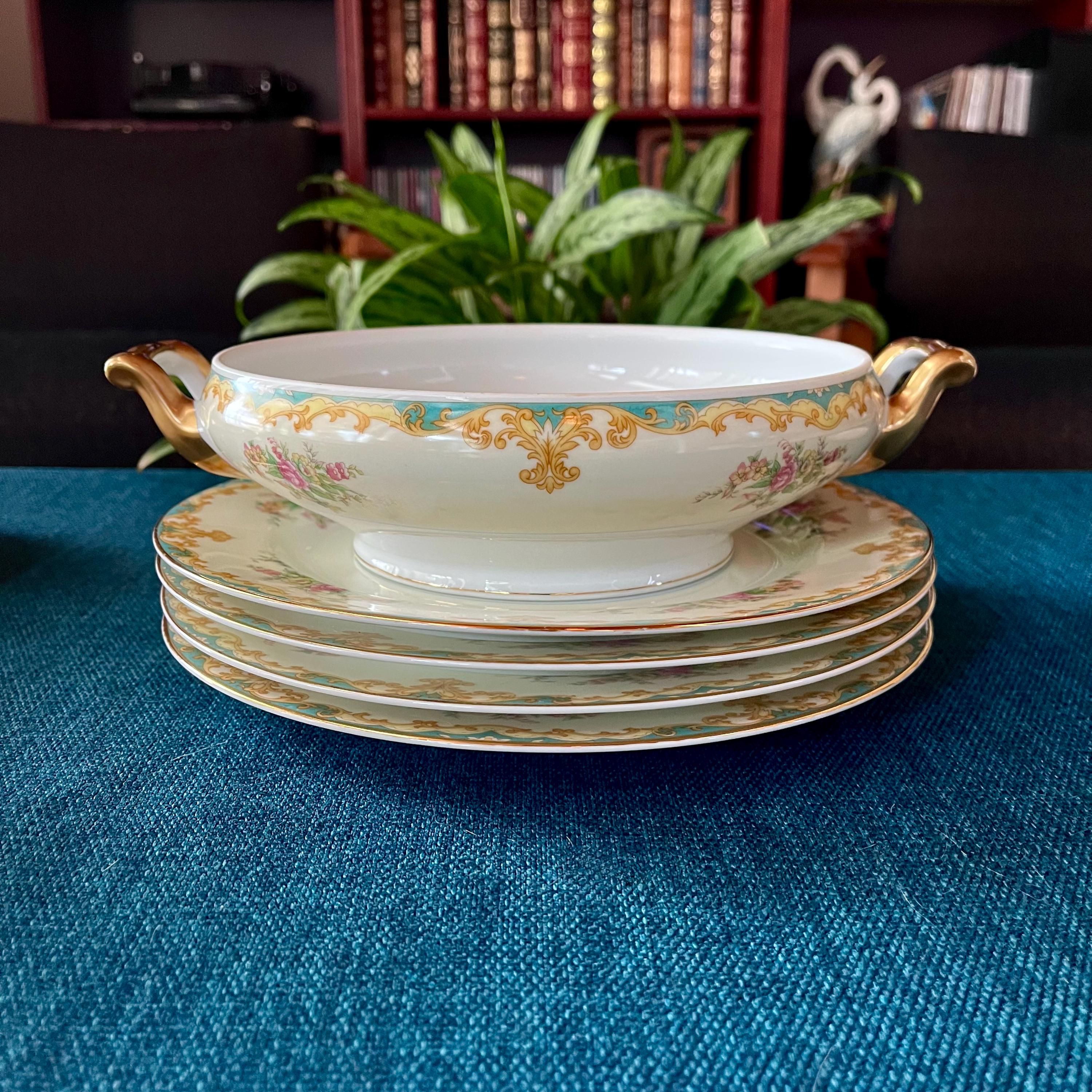 『発見うー特価』　Noritake 『Posy』　1948年　スープチュリン Vintage Noritake Fine China 