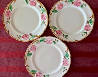Vintage Metlox "Camellia" Cottage Chic Dinner Plates - By the Piece (8 available at listing)