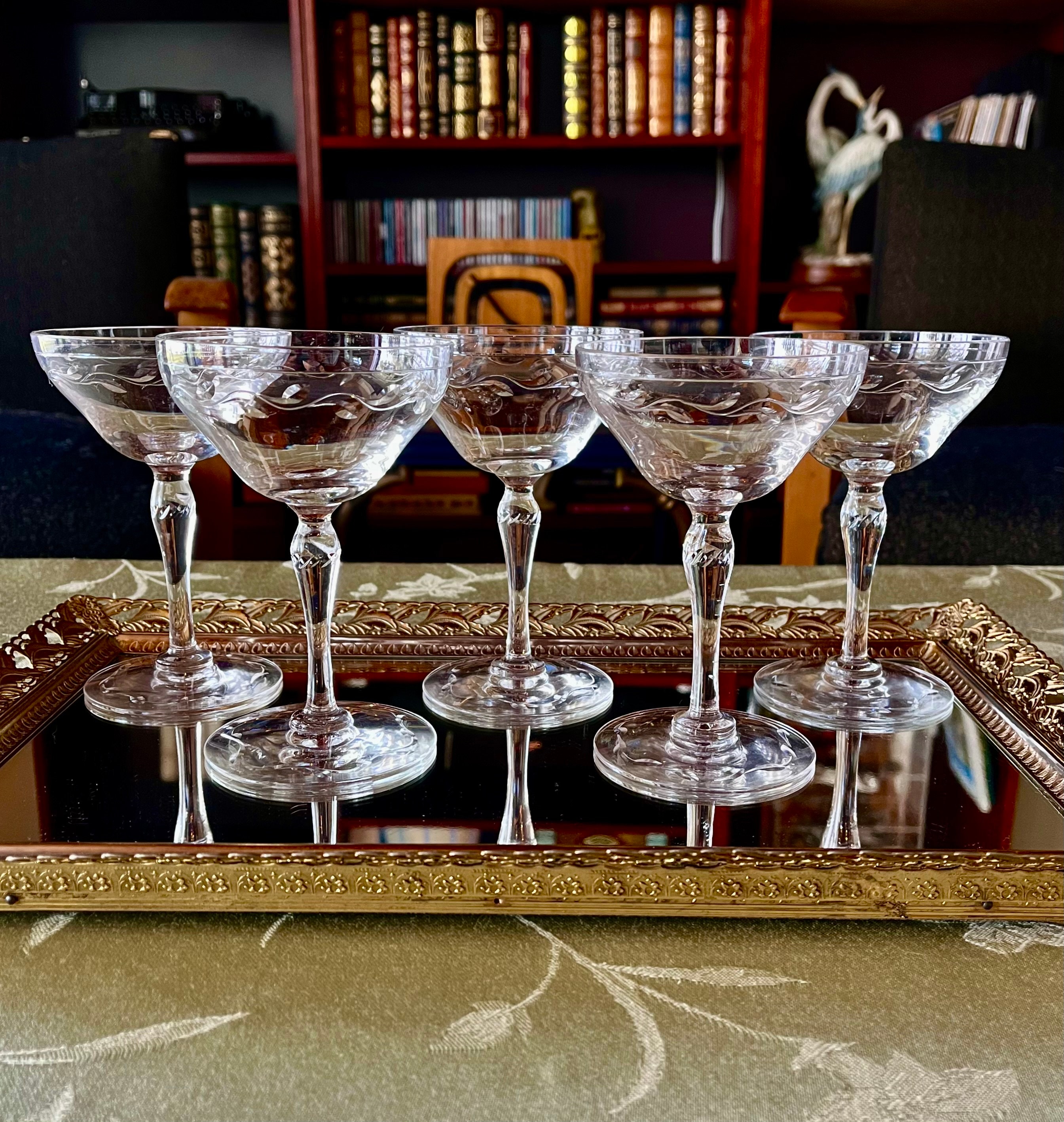 Hawkes Crystal Glasses - Etsy
