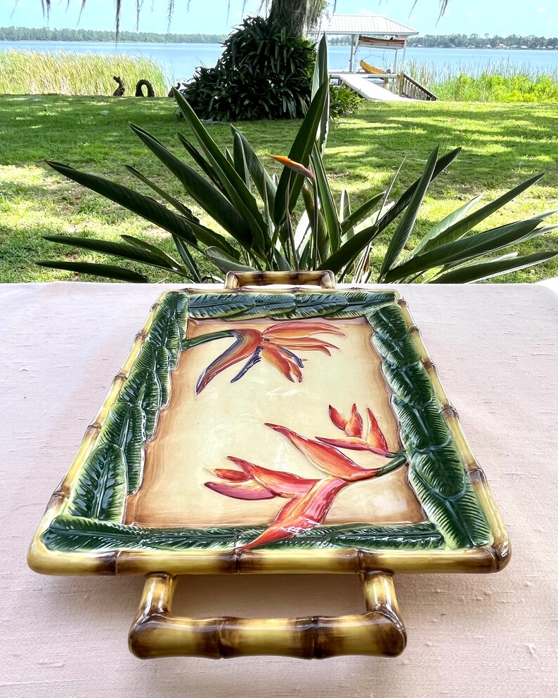 Vintage Pacific Rim 'bird of Paradise' Tropical - Etsy