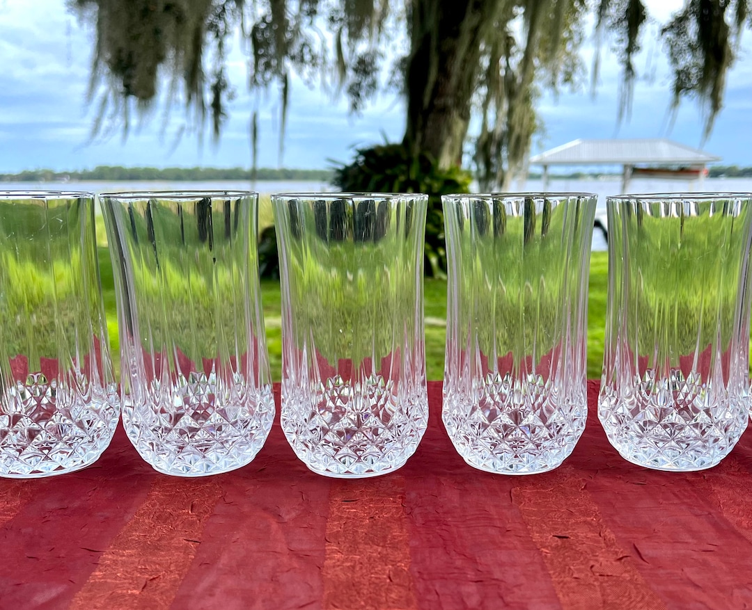 Vintage Set of 4 Cristal D'arques Highball Glasses longchamp Etsy