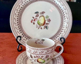 Vintage Johnson Brothers Staffordshire Dinnerware "Fruit Sampler" - By the Piece