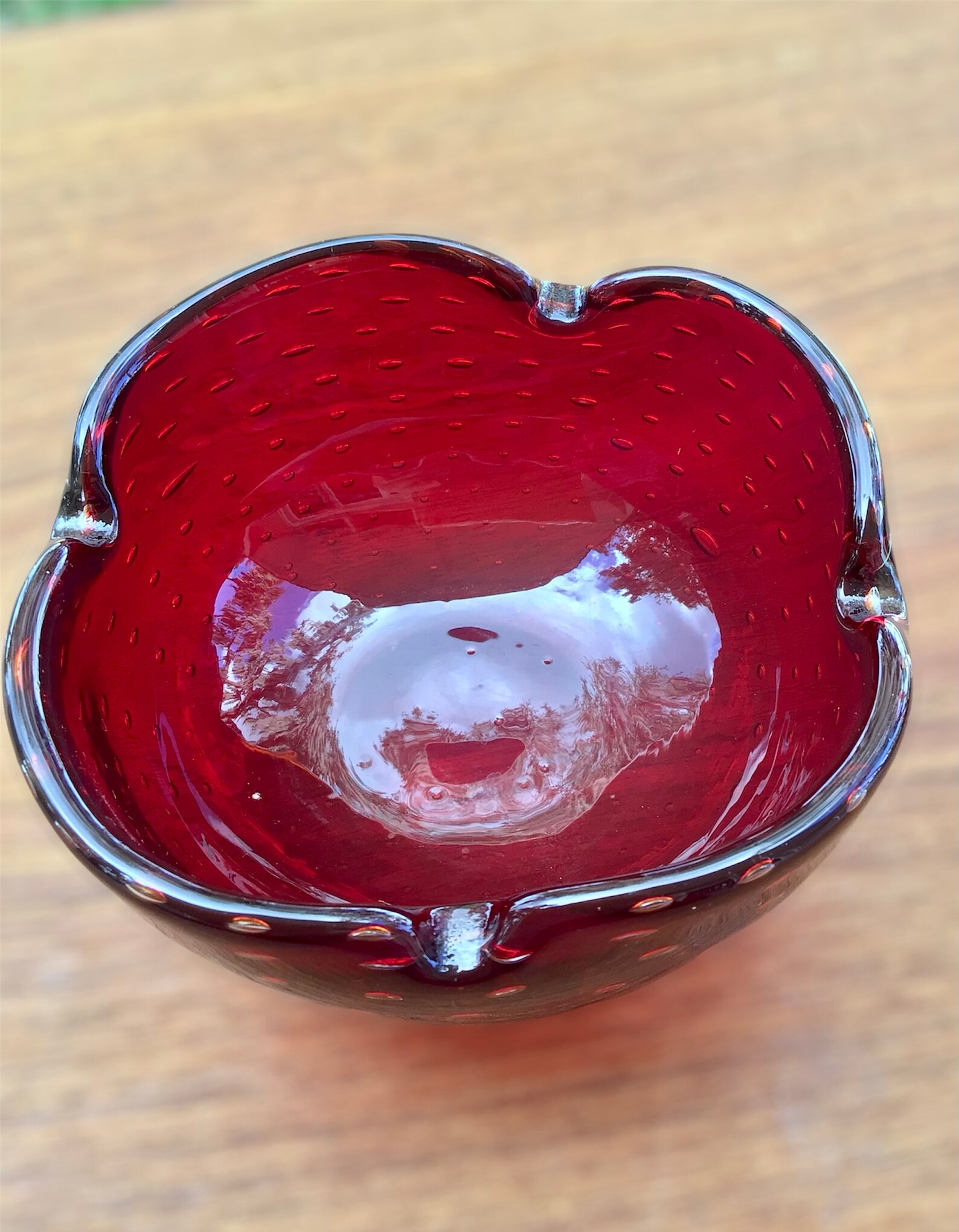 Midcentury Whitefriar's Hand Blown Controlled Bubble Art Etsy