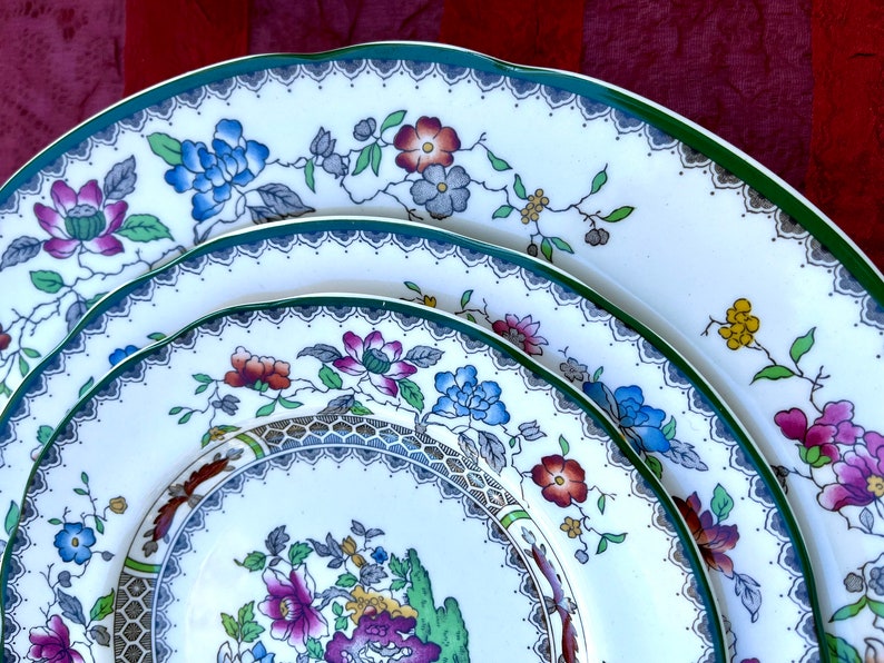 RARE Spode chinese Rose English Dinnerware sold Etsy