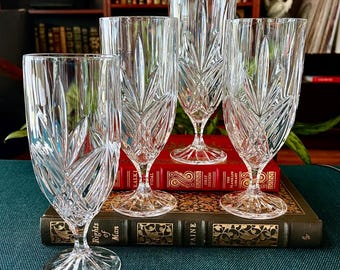 Vintage "Milano" Iced Tea or Coffee Glasses from Godinger - Set of 4