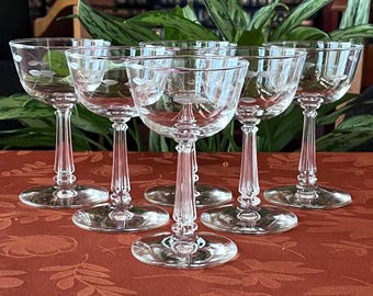 Vintage Libbey Liquor Cocktail Coupes Pattern 2006-1 - Set of 6
