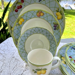 Mikasa Optima Fruit Rapture Dinnerware: Cottage Style China, Sold By Piece