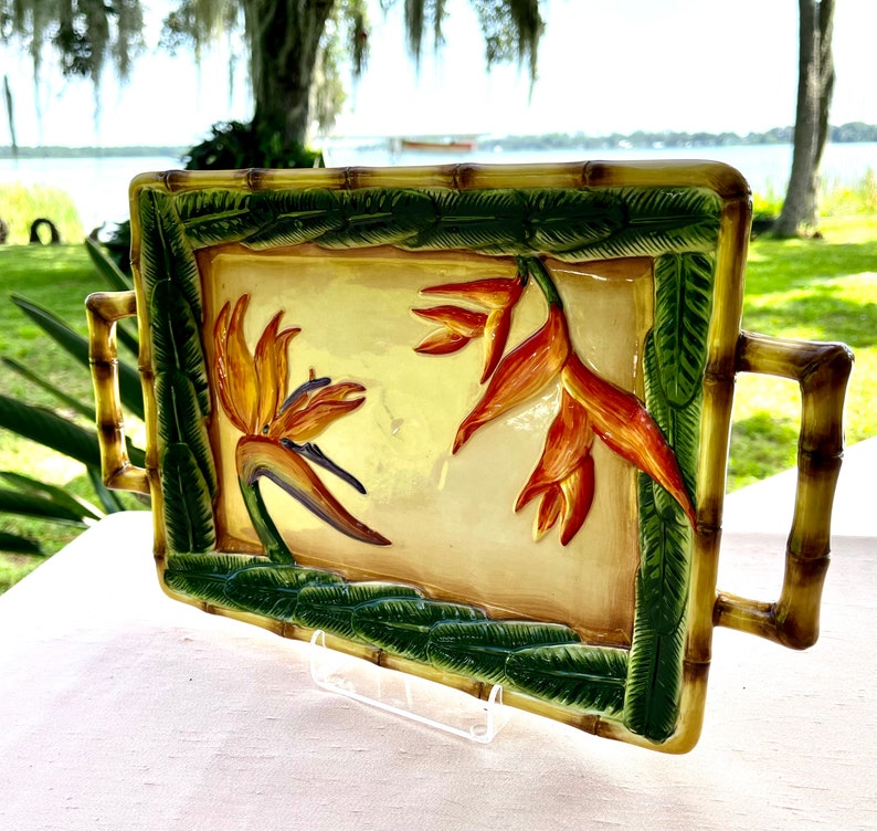 Vintage Pacific Rim 'bird of Paradise' Tropical - Etsy