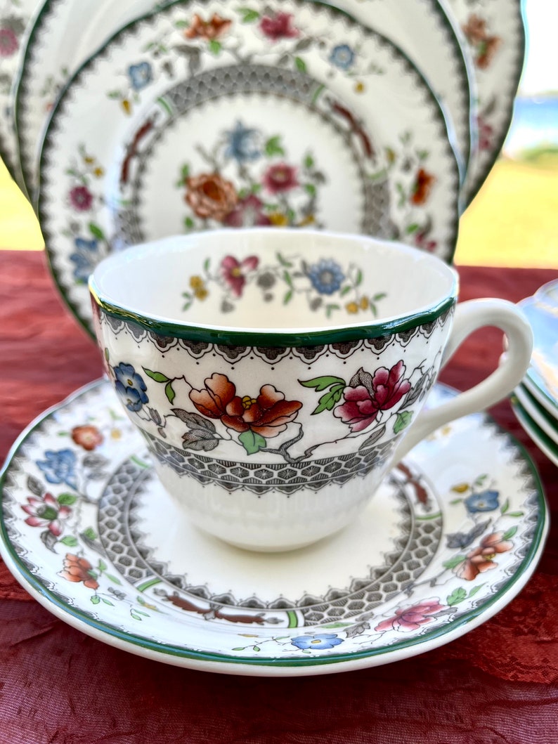 RARE Spode chinese Rose English Dinnerware sold Etsy