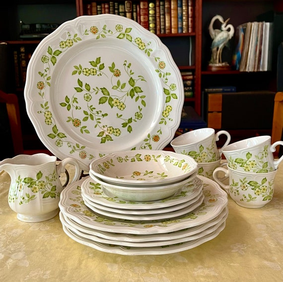 Vintage Sears China petit Flora 1970s Dinnerware Sold by the Piece Etsy