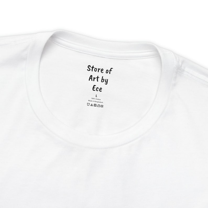 VARGAS ユニセックス ジャージー 半袖 Tシャツ メリッサ バルガス Tシャツ ホワイト&ブラック 9サイズ展開 XS-S-M-L-XL-2XL-3XL-4XL-5XL 画像 10
