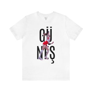 GÜNEŞ Unisex Jersey Short Sleeve Tee Zehra Güneş T-shirt Available in White&Black and 9 Sizes XS-S-M-L-XL-2XL-3XL-4XL-5XL image 9