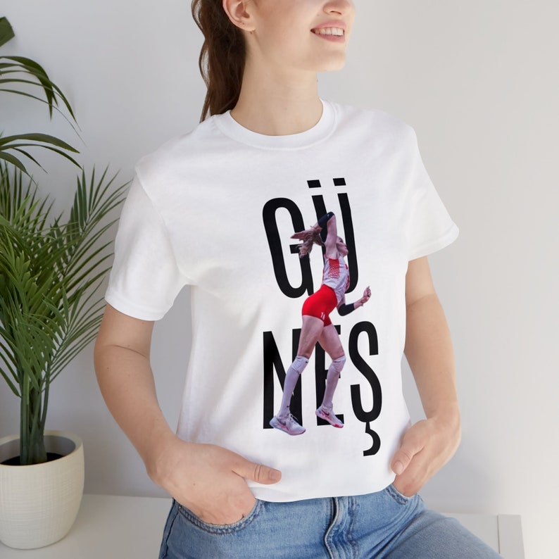 GÜNEŞ Unisex Jersey Short Sleeve Tee Zehra Güneş T-shirt Available in White&Black and 9 Sizes XS-S-M-L-XL-2XL-3XL-4XL-5XL image 8