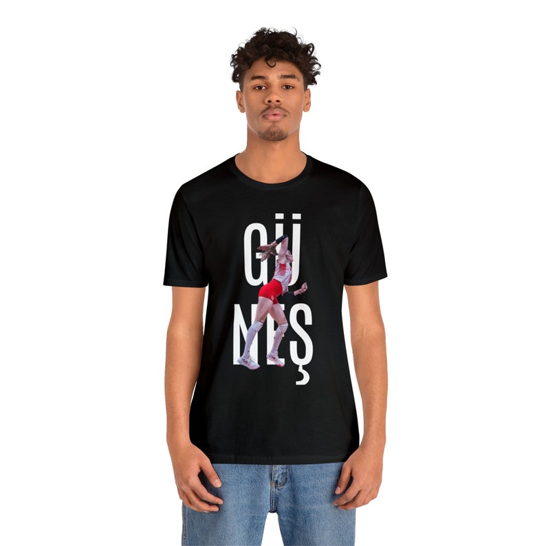 GÜNEŞ Unisex Jersey Short Sleeve Tee Zehra Güneş T-shirt Available in White&Black and 9 Sizes XS-S-M-L-XL-2XL-3XL-4XL-5XL image 5