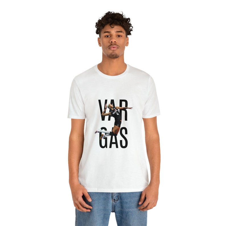 VARGAS ユニセックス ジャージー 半袖 Tシャツ メリッサ バルガス Tシャツ ホワイト&ブラック 9サイズ展開 XS-S-M-L-XL-2XL-3XL-4XL-5XL 画像 6