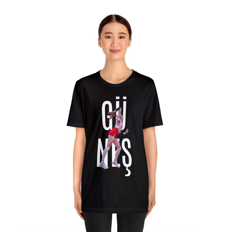 GÜNEŞ Unisex Jersey Short Sleeve Tee Zehra Güneş T-shirt Available in White&Black and 9 Sizes XS-S-M-L-XL-2XL-3XL-4XL-5XL image 4