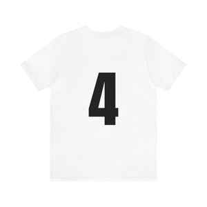 VARGAS ユニセックス ジャージー 半袖 Tシャツ メリッサ バルガス Tシャツ ホワイト&ブラック 9サイズ展開 XS-S-M-L-XL-2XL-3XL-4XL-5XL 画像 4