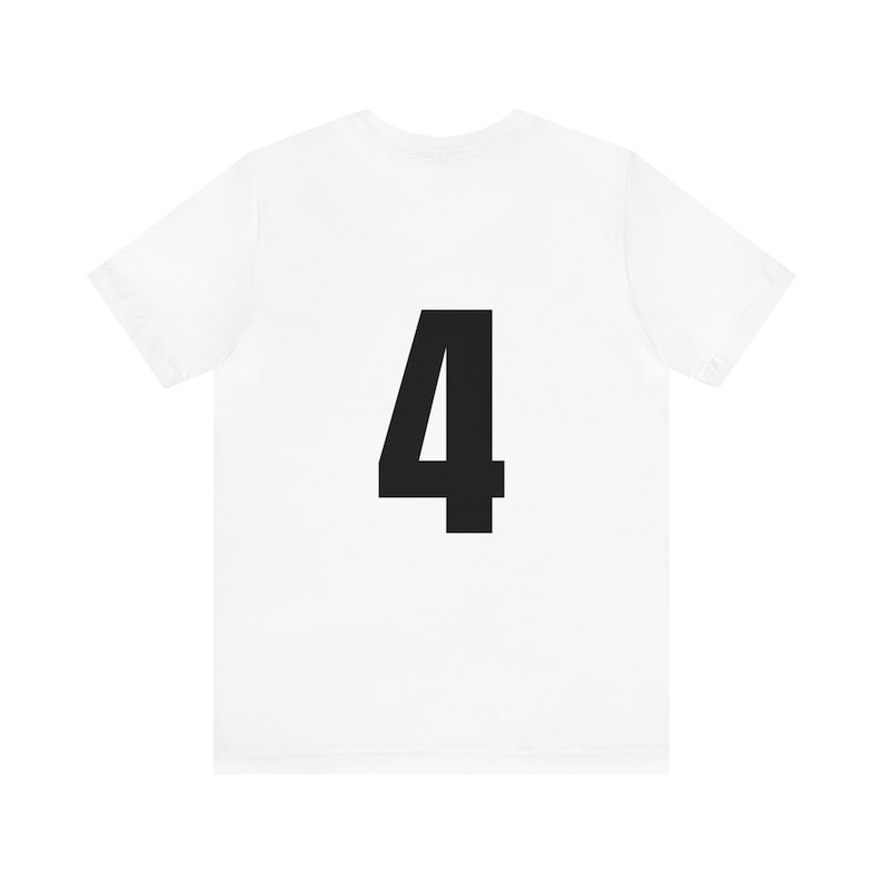 VARGAS ユニセックス ジャージー 半袖 Tシャツ メリッサ バルガス Tシャツ ホワイト&ブラック 9サイズ展開 XS-S-M-L-XL-2XL-3XL-4XL-5XL 画像 4