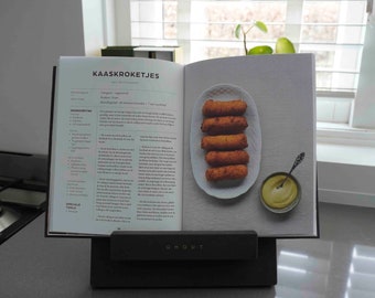 Foldable cookbook stand(black)