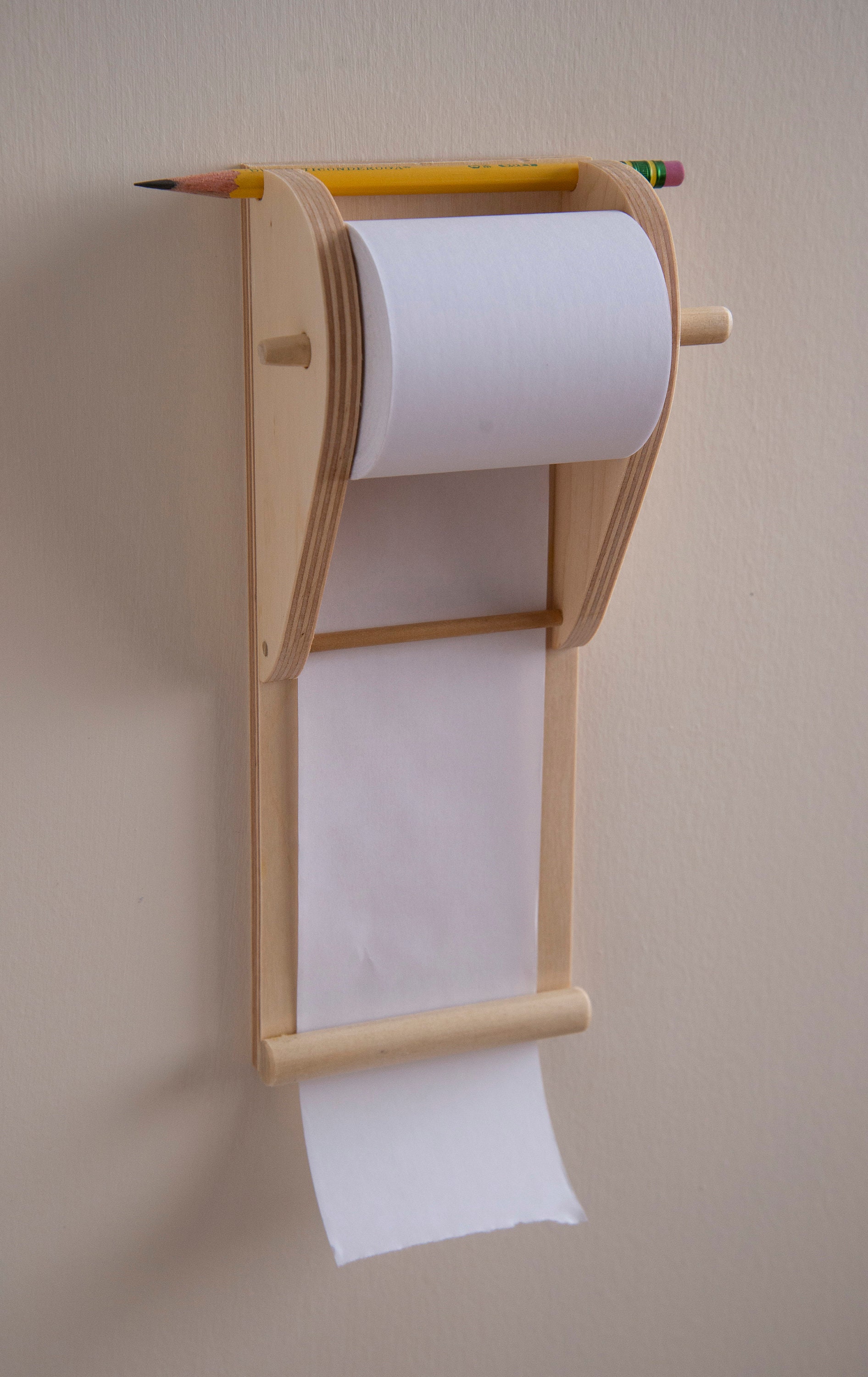 Retro Shopping List Holder Handmade Kitchen Organizer Grocery List Pad