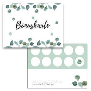 Cartes bonus vierges MAVANTO 50x pour les clients - Cartes tamponnées de haute qualité pour les entreprises, les entreprises, les restaurants, les cosmétiques, les salons de coiffure et bien plus encore.
