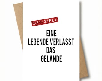 MAVANTO Retirement Card with Envelope - Congratulations Card for Retirement, Farewell to Colleagues, Pension